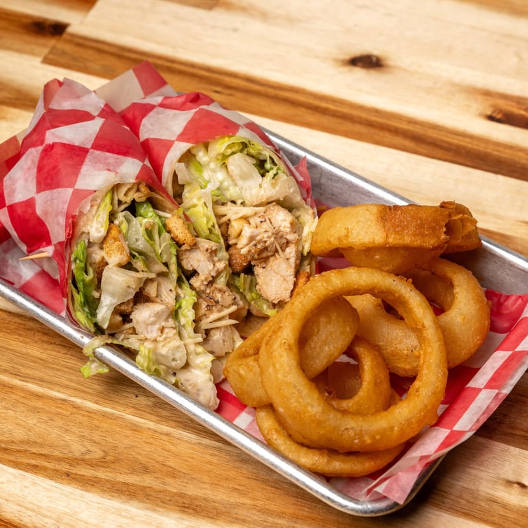 Delicious Chicken Caesar Wrap