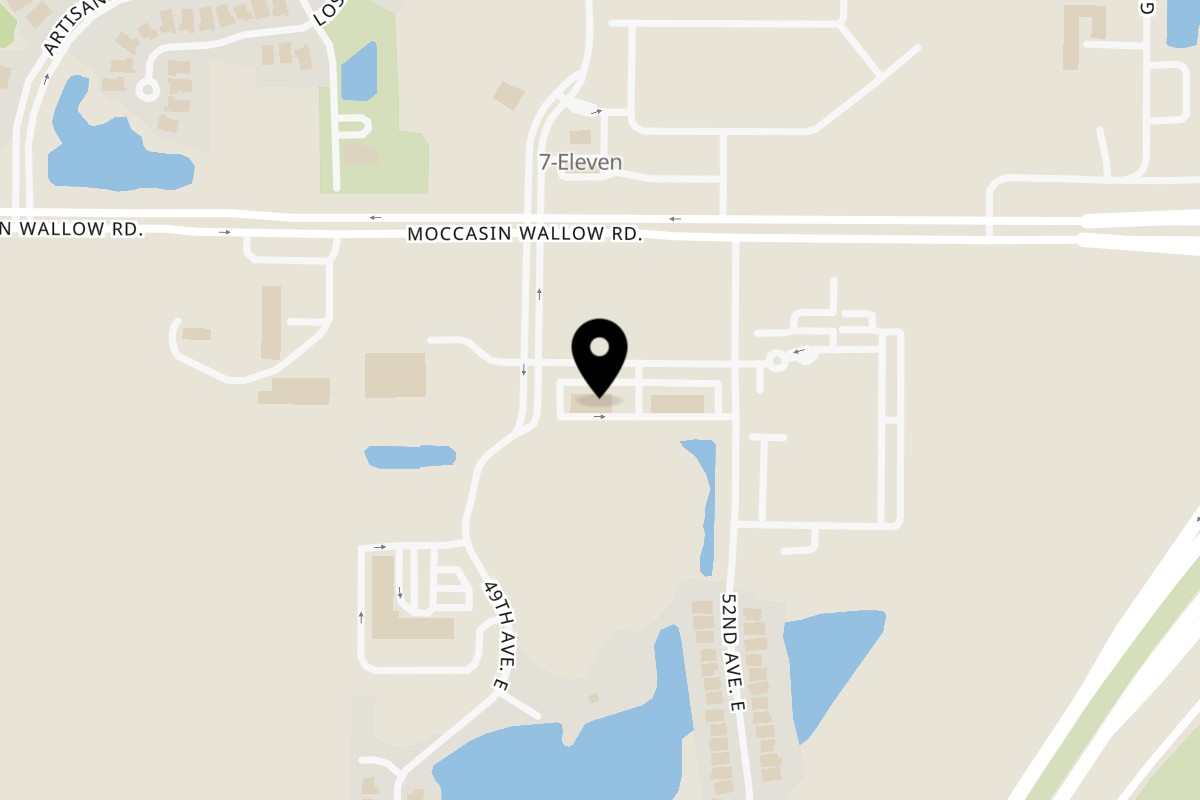 Map showing the location of Jaxx Wing Co Palmetto on 4927 96th Street East in Palmetto